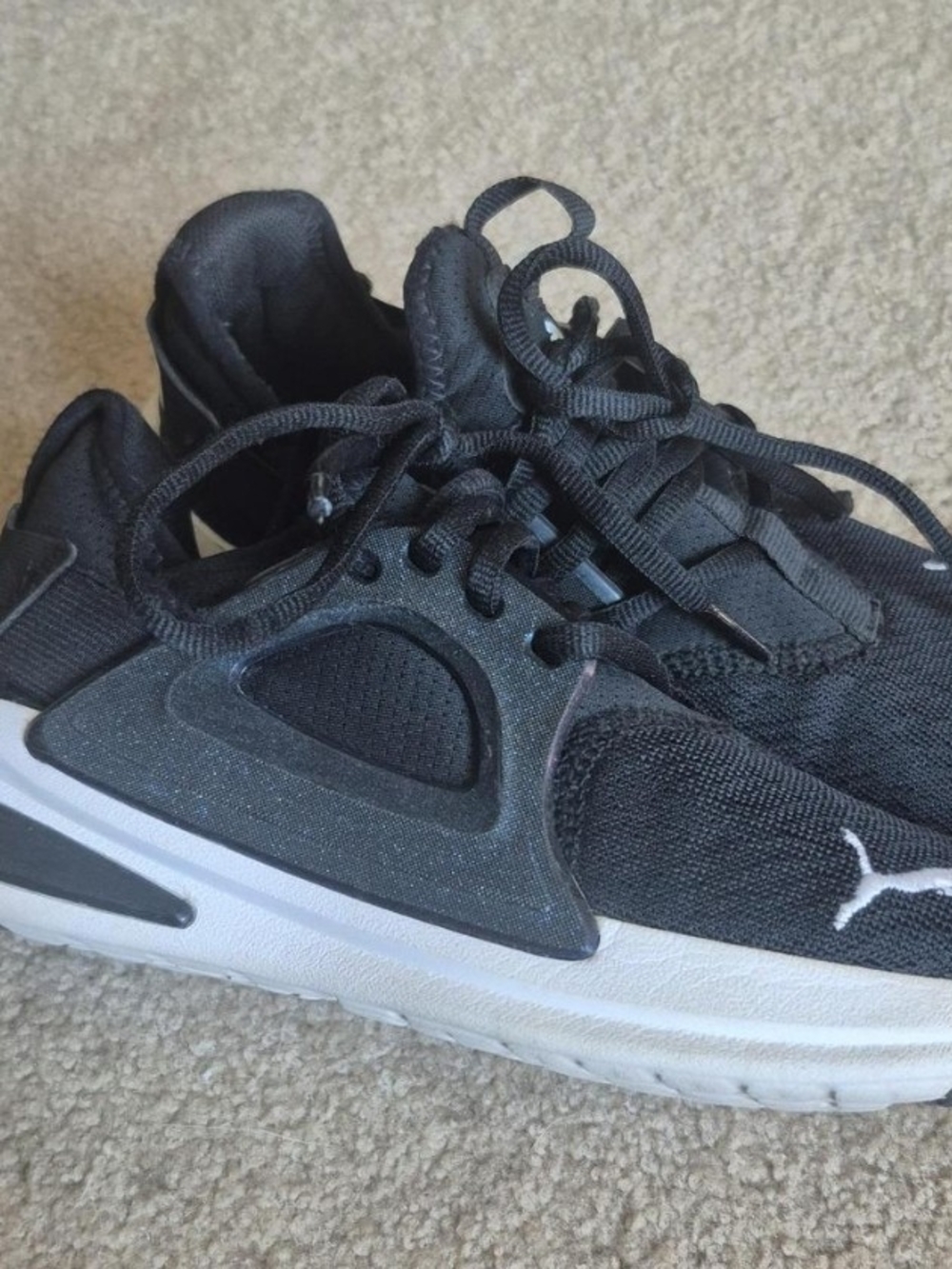 Puma Kids' Black Athletic Sneaker